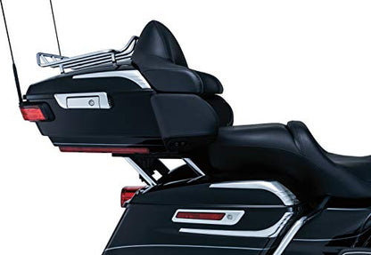 Kuryakyn 8956 Tour-Pak Trunk Luggage/Storage Rack Accessory: Relocator Kit for 2014-19 Harley-Davidson Motorcycles, Black - style: 2014-2019 Models