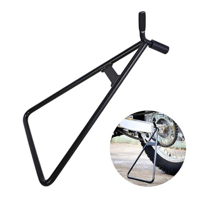 KVAEY Motorcycle Triangle Stand, Heavy Duty Dirt Bike Triangle Kickstand Side Stand, Universal Rustproof Motorcycle Triangle Kickstand for Rear Wheel, Motorcycle Accessories
