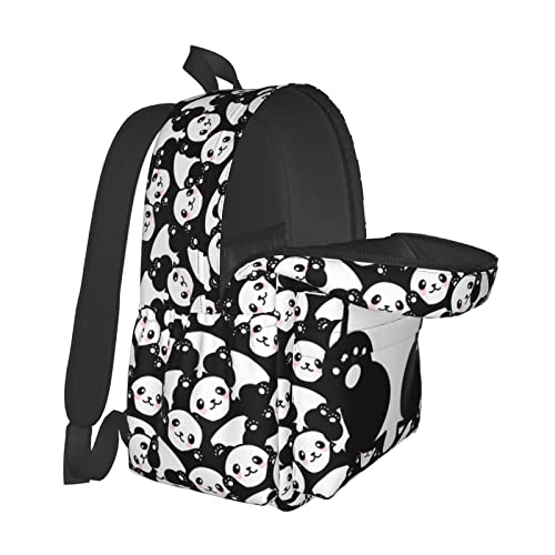 Panda Backpack Bookbag Laptop Backpacks Multipurpose Daypack for Boys Girls School Men Women Travel Hiking - color: Panda