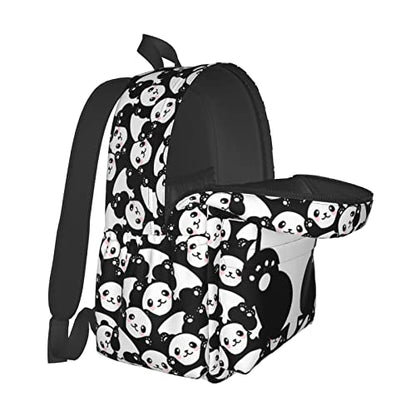 Panda Backpack Bookbag Laptop Backpacks Multipurpose Daypack for Boys Girls School Men Women Travel Hiking - color: Panda
