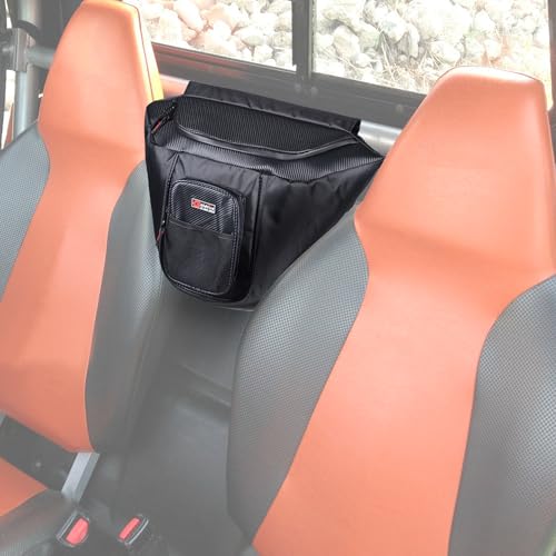UTV Center Seat Bag Compatible with Polaris General 1000/1000-4 / XP 1000 / XP 4 1000 2016-2025 Large Rear Seat Storage Bag Tool Bag (Black)