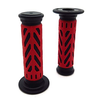 ATV WATERCRAFT Web Gel Style H Grips RED Compatible with ATV QUAD BOMBARDIER JET SKI ATV RECON RINCON Brute Force Prairie ATV BRUIN GRIZZLY KODIAK(7/8" BOTH SIDE) - color: A