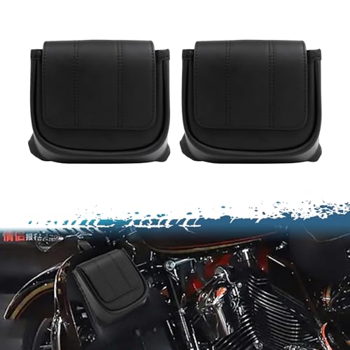Lower Fairing Panels Storage Pouches Fairing Lower Tool Bags Door Pockets Compatible with Harley Touring Road Glide Street Glide Trike Tri Glide 2014-2024