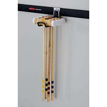 Rubbermaid Fasttrack Ladder Hook Garage Wall/Ladder Hanger Wall Mount and Heavy Duty Organization for Home/Garage/Wall/Shed (Pack of 6) - size: 1 Count (Pack of 6), style: Ladder Hook