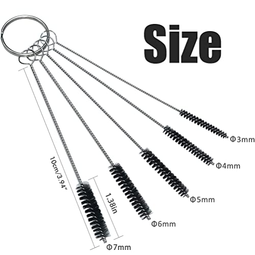 Carburetor Carbon Dirt Jet Cleaner Tool, Carburetor Carbon Dirt Jet Cleaner Tool Kit Cleaning Needles with Brushes for Motorcycle ATV Moped Welder Carb Chainsaw Spray