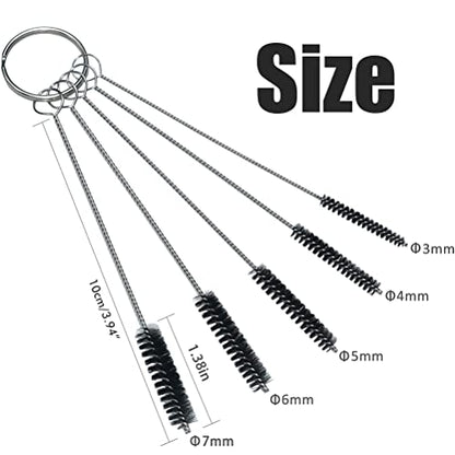 Carburetor Carbon Dirt Jet Cleaner Tool, Carburetor Carbon Dirt Jet Cleaner Tool Kit Cleaning Needles with Brushes for Motorcycle ATV Moped Welder Carb Chainsaw Spray