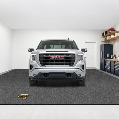 Garage Floor Mat 8'10"x22'Car Garage Mat for Floor Under Car SUV Truck,Oil Spill Resistant Garage Floor Parking Mat,Waterproof Garage Flooring Carpet w/Non-Slip Leak-Proof Back,Reusable Washable - size: 8'10" x 22'