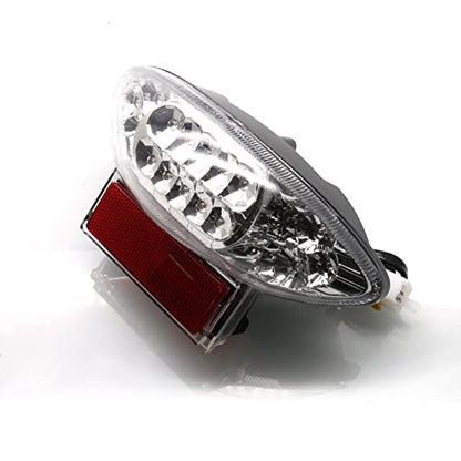 MZS Motorcycle Tail Light LED Integrated Turn Signal Blinker Clear Compatible with HAYABUSA GSX1300R GSXR1300 1999-2007 / GSX600 GSX600F GSX750 GSX750F 2003-2006 - size: GSX650F/GSX750F/GSXR1300