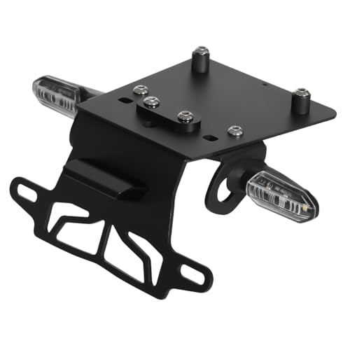 2026 GROM MSX 125 Fender Eliminator Kit - Tail Tidy Compatible with 2022-2025 MSX125 GROM - License Plate Bracket with Turn Signals Rear and LED License Light (Clear) - color: Clear
