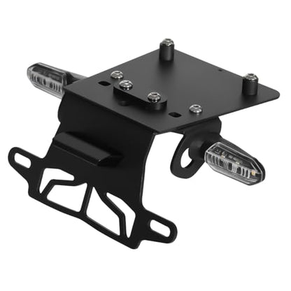 2026 GROM MSX 125 Fender Eliminator Kit - Tail Tidy Compatible with 2022-2025 MSX125 GROM - License Plate Bracket with Turn Signals Rear and LED License Light (Clear) - color: Clear