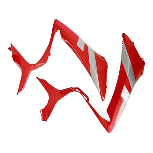 FLPRO Motorcycle Fairings Compatible for Suzuki 06 07 GSXR600 GSXR750 K6 2006 2007 GSX-R600 GSX-R750 Fairing Kit ABS Plastic Injection Bodywork Gloss Black Red Body Kits - color: Gloss Black Red-2
