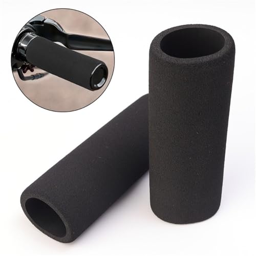 Non-Slip Handlebar Grip Covers Motorcycle Anti Vibration Handle Cover Bar Foam Comfort Slip Over Grips Universal Heat Shrinkable Grip Handlebar Sleeve - color: 4pcs