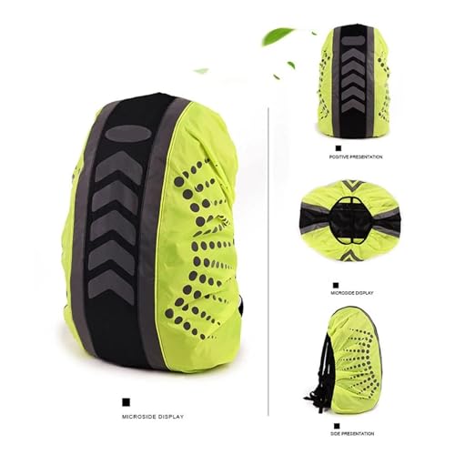 Backpack Rain Cover 1Pcs Outdoor Waterproof Cover Backpack Rain Cycling Hiking Vertical Reflective Dust Woman Men - color: Color 2-30-40L