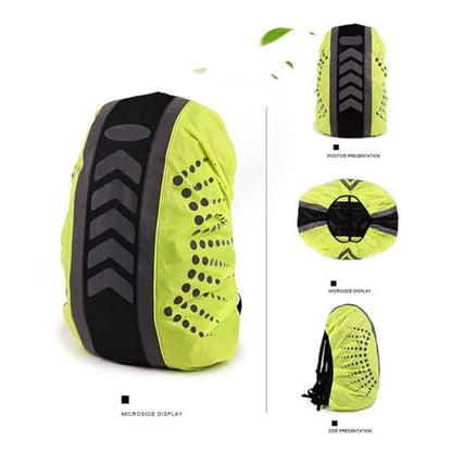 Backpack Rain Cover 1Pcs Outdoor Waterproof Cover Backpack Rain Cycling Hiking Vertical Reflective Dust Woman Men - color: Color 2-30-40L