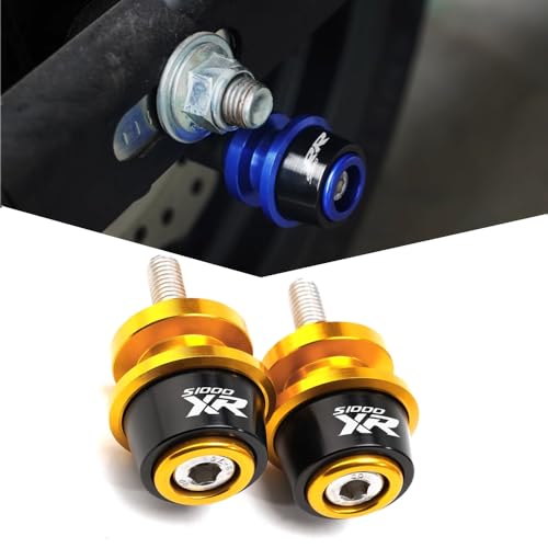 FOR S1000R/S1000RR/S1000XR 2019 2020 2021 2022 2023 2024 M8 8mm Swingarm Spools Slider Motorcycle Accessories (golden color,S1000XR) - color: golden color, size: S1000XR