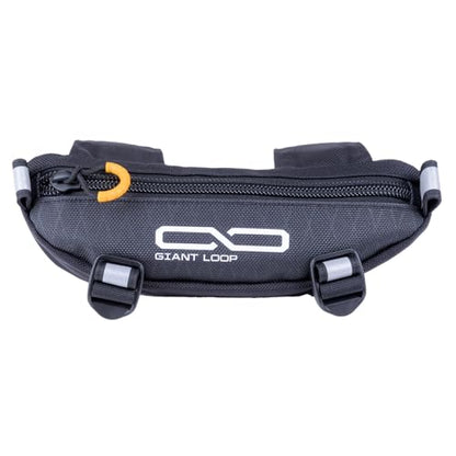 Giant Loop Zigzag Handlebar Bag, 1.5 Liter Black Windshield Pouch, Fits Any Motorbike, Dirt Bike & Snow Bike - color: Black 2025