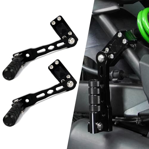 Xitomer 22-28mm Adjustable Highway Pegs Fit for Vulcan 650 S 2024 2022 2023 2021-2015 Vulcan 650 2015-2024 Footpegs Passenger Foot Pegs For Crash Bars (165mm) - size: 165mm