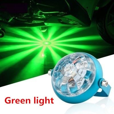 New Colorful Flash Motorcycle Electric Truck Chassis Lights LED Lights Rear Taillights Anti-Fog Lights Brake Lights Warning Lights (RED) - color: RED