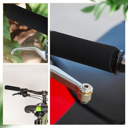 MAGICLULU 14pcs Mountain Bikes Grips Foam Motorcycle Handlebar Covers Ergonomic Design Sleeves for Mountain Biking Cycling Accessories