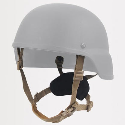 ATAIRSOFT 4 Points Helmet Accessory Retention System Chin Strap with Bolts and Screws for Fast Tactical Airsoft MICH IBH Helmet (Mich DE)
