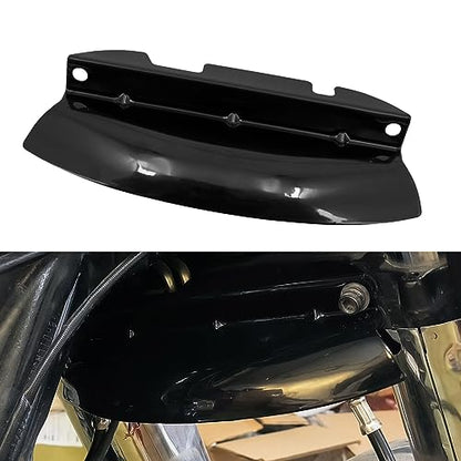 Motorcycle Lower Triple Tree Wind Deflector Fit for Harley Touring Electra Glide Road Glide Road King Street Glide 2014-2023 - color: Black