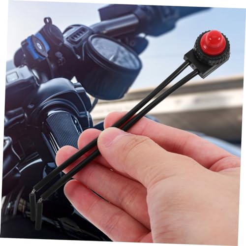 Alipis Waterproof Push Button Switch for Motorcycle 107 Wiring – Universal Handlebar Control Switch for Engine and Brake Light Activation