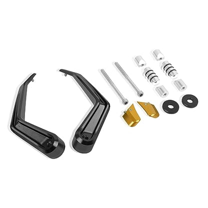 Compatible with 7/8" 22mm Brake Clutch Lever Guard CNC Aluminum Gold Motorcycle Handlebar Levers Protector Accessories - color: Gold