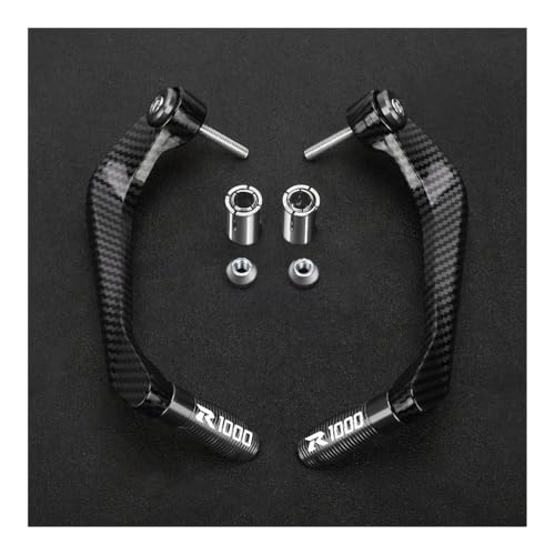 Clutch Lever Guards for GSX-R GSXR 1000 GSXR1000 2001-2024 Motorcycle Aluminum Handlebar Brake Clutch Lever Hand Guard Protector Handguard - color: Gray With logo