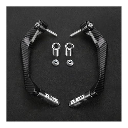 Clutch Lever Guards for GSX-R GSXR 1000 GSXR1000 2001-2024 Motorcycle Aluminum Handlebar Brake Clutch Lever Hand Guard Protector Handguard - color: Gray With logo