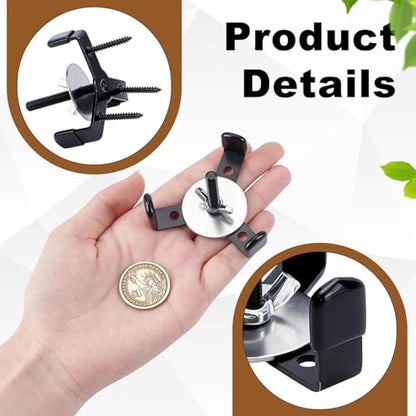 8PCS Hidden Football Helmet Wall Mount Display Floating Football Helmet Shelf Case Stand Heavy Duty Metal Hanger Holder for Full and Mini Helmets