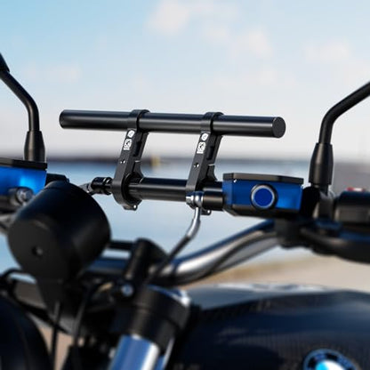 BRCOVAN Handlebar Extender Extensions with 11.81'' Long Cross Bar | Aluminum Alloy Materials, Fit 0.875'' / 1'' / 1.125'' / 1.26'' Handlebars for Bike Bicycle Motorcycle Scooter ATV