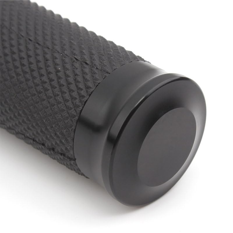 Motorcycle 1 Inch Handlebar Grips Universal Hand Grips Non-Slip Rubber Handgrips Fit for H-Arley Touring Softail Road Street Glide Road King Sportster