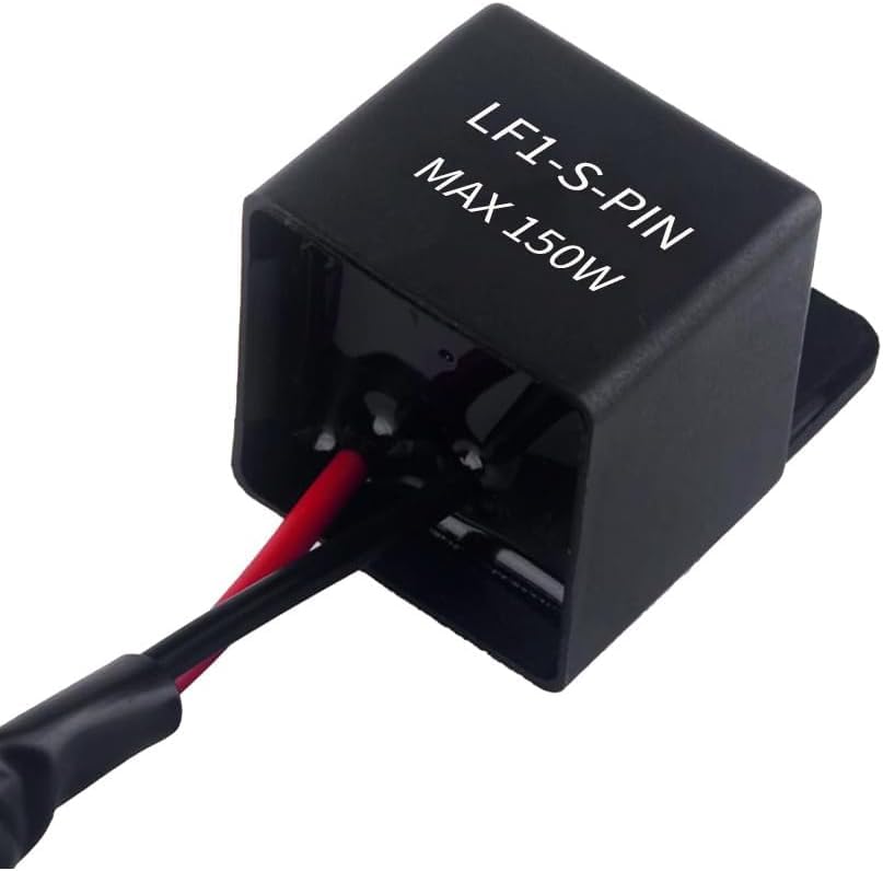 LED Flasher Relay for Motorcycle Turn Signal Lamp (Pack of 1)