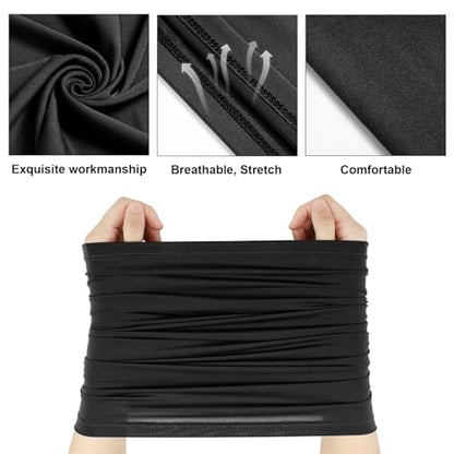 Geyoga 6 Pieces Summer UV Protection Cooling Neck Gaiter Face Clothing Neck Gaiter Mask Scarf Sunscreen Breathable Bandana - color: Multicolor