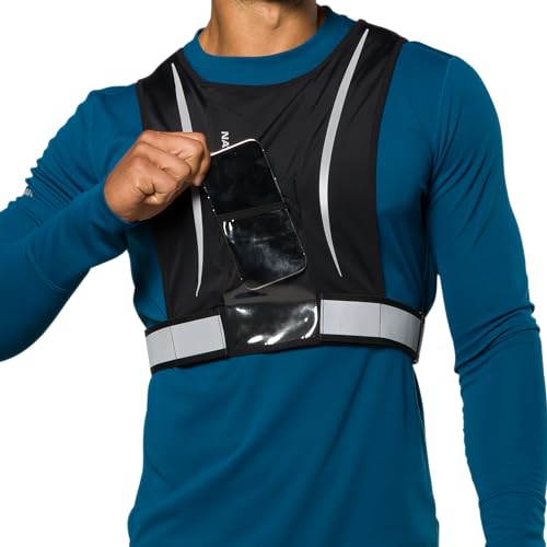 Nathans NS60300-00001-OSFM Hypernight Reflective Stash Vest Black
