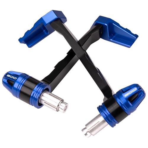 Motorcycle Brake Clutch Lever Guard Protector for Z900 2017-2025 Z900SE 2022-2025 Z900RS 2018-2025 with Bar Ends Fits 7/8" Handlebars T6061 Aluminum Accessories (Blue) - color: Blue