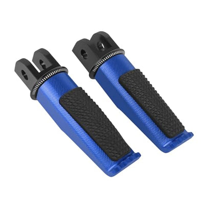 Motorcycle Footpegs Front Passenger Foot Pegs Replacement for BKING DL250 SV650 GSR600 GSR750 GSXR1000 GSXR600 GSXS1000/GT V Strom DL650 DL1000 DL650XT DL1000XT Foot Rests Pedal (blue) - color: blue