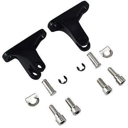 Rear Passenger Mini Footboard Mount Fit for Harley Touring Models 1993-2024 Road King FLHR Road Glide FLTRX Street Glide FLHX Electra Glide FLHT,Black