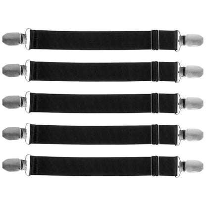 Cycling Pant Leg Band 12Pcs Elastic Boot Strap Pant Leg Clip Multi-Functional Anti-Slip Bands for Bikers Adjustable Comfortable Riding Motorcycle for Riding Climbing Fishing Outdoor Sports