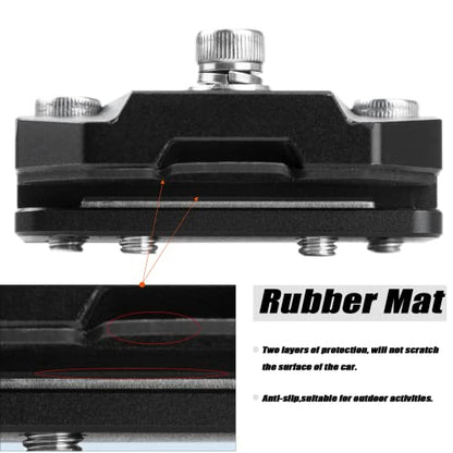 Universal Hood Mounting Bracket - Ditch Light Brackets 2PCS Kit Aluminum Alloy Clamp Holder for Truck SUV Cars, Black - size: Universal Hood Light Bracket