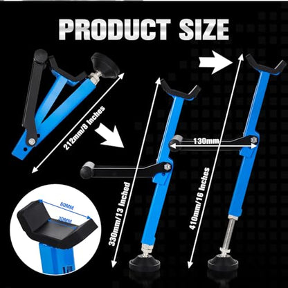 Motorcycle Stand Rear Wheel Stand,Foldable Convenient Dirt Bike Lift Universal for All Most Dirt Pit Bike Motorcycle Naked Cruiser Blue - color: Blue