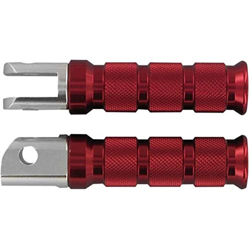 Emgo Foot Rest F Slash Cut Red 50-11362A