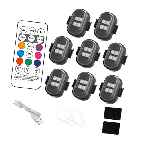 Motorcycle LED Safe Flashing Light Watertight ABS High for Day Night Anti Shock Bike Indication Light - color: A