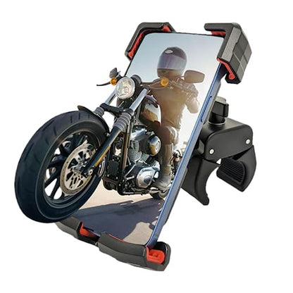 Rydex X3 Motorcycle Handlebar Phone Mount, Anti-Shake and Vibration Proof, Stable & Sturdy Phone Mount, Universal Fit (up to 7"), Compatible with iPhone, Samsung & All Cell Phones