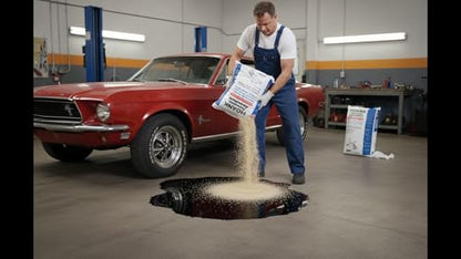 (36 lbs) - Premium Liquid Absorbent Bags Montmorillonite Clay Absorbs Oil, Grease, Hydraulic Oil, & Other Liquid Spills - size: 36 Pounds