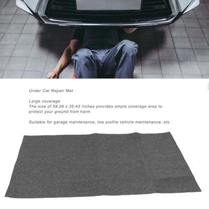 Oil Spill Mat for Under Car, Reusable Protect Garage Floor Mat, WaterproofBacking Oil Absorbent Pads Driveway Drip Pad for Motorcycle, 59x35.43in