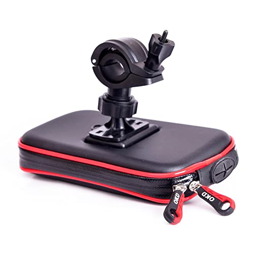 Upgrade Waterproof Motorcycle Phone Holder Bag Bicycle Rainproof GPS Phone Holder Bike Handlebar Support Moto Mount Card Slots (XL) - size: XL