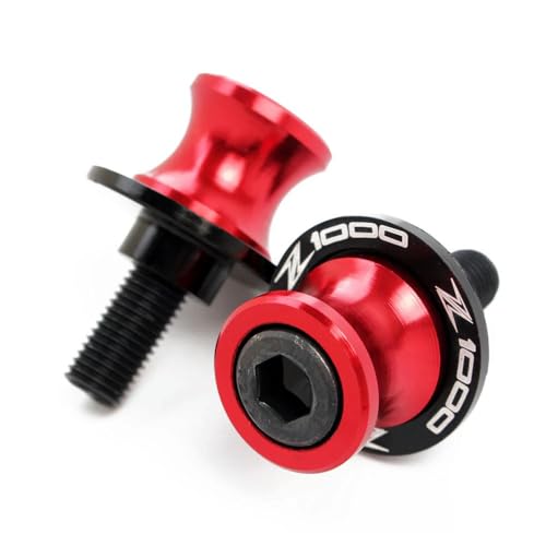 Motorcycle Accessories for Z1000 2003-2013 2012 2011 2010 CNC 10MM Swingarm Spools Slider Stand Screws-Titanium - color: Titanium