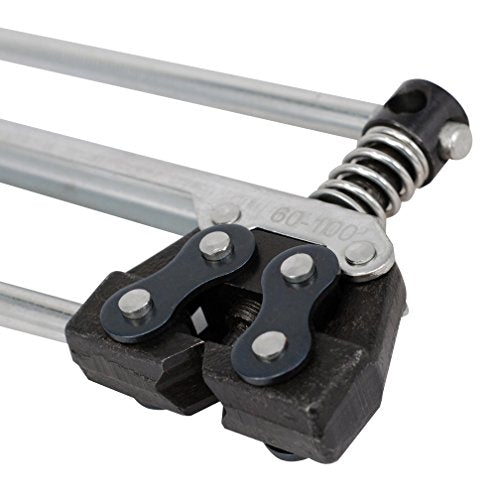 #60-100 Roller Chain Breaker Splitter Detacher Cutter Tool for 60 80 100 12B 16B 20B C2040 C2042 C2050 C2052 A2040 A2050 Roller Chain Fit for Motorcycle Bicycle Go Kart ATV Chains Replacing