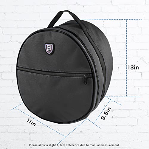 Harrison Howard Equestrian Motorcycle Riding Waterproof Helmet Bag Helmet Case Storage Carring Bag - color: Black